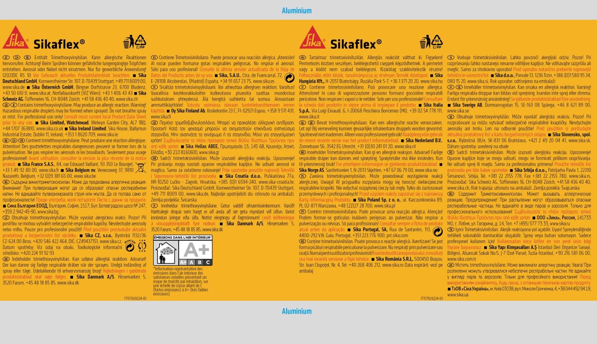 Sikaflex AT Connection 1K PU Hybrid Dichtstoff 600ml Beutel grau