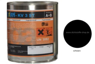 Proxan KV 3 ST schwarz 2K Polysulfid Dichtstoff standfest 2.5L Gebinde