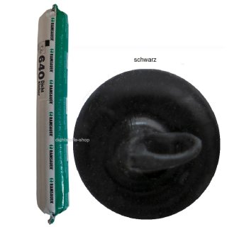Ramsauer 640 Dicht Kleber schwarz 1K Hybrid Klebstoff 888g/600ml Beutel