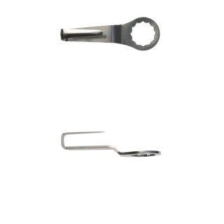 Fein Super Cut Automotive 2er Pack Schneidmesser Hook Form verzahnt 38mm