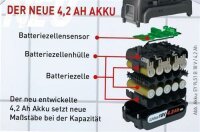 Panasonic Akku Schlagbohrschrauber EY 7960 LS 2G Black 21.6 Volt 4.2Ah