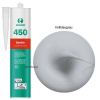 Ramsauer 450 Sanitär hell blaugrau 1K Silikon Dichtstoff 310ml Kartusche