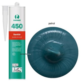 Ramsauer 450 Sanitär petrol 1K Silikon Dichtstoff 310ml Kartusche