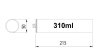 Ramsauer 445 Stein jasmin 1K Silicon Dichtstoff 310ml Kartusche