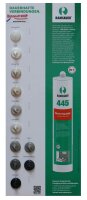 Ramsauer 445 Stein und Sanitär grauweiß RAL 9002 1K Silicon Dichtstoff 310ml Kartusche