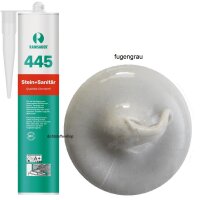 Ramsauer 445 Stein und Sanitär fugengrau 1K Silicon Dichtstoff 310ml Kartusche