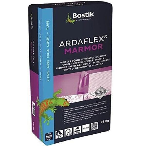 Bostik Ardaflex Marmor Ardaflex weiss Flex Natursteinkleber Dünnbettmörtel 25 kg Sack