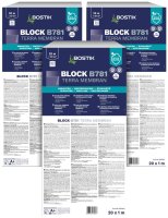 Bostik Block B781 Terra Membran Dichtungsbahn Rolle 1.5mm 1mx20m