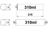 COX AirFlow 3 Combi HP 310ml Kartusche Beutel Druckluftpistole