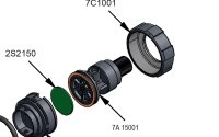 COX Ersatzteil 7A 1501 Serie 1 Druckluft Regulator 50psi...