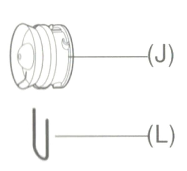 Panasonic Ersatzteil EY 3654 NR. J + L Sausage Pack Adaptor