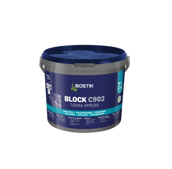 Bostik Block C902 Terra Xpress Bauwerksabdichtung 5kg Eimer