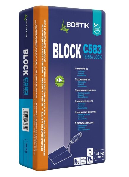 Bostik Block C583 Terra Lock 25kg Sack Sperrmörtel