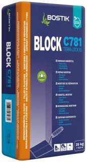 Bostik Block C781 Terra Lock XS 25kg Sack Sperrmörtel fein