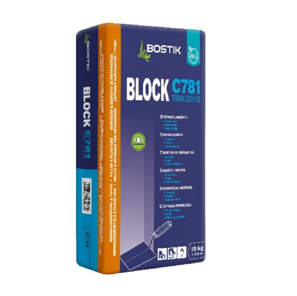 Bostik Block C781 Terra Lock XS 25kg Sack Sperrmörtel fein