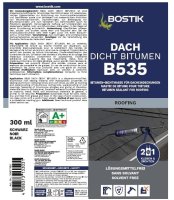 Bostik B535 Dach Dicht Bitumen Universaldichtstoff 300ml...