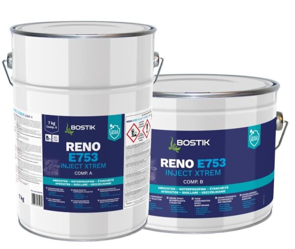 Bostik Reno E753 Inject Xtrem Epoxidinjektionsharz 10.5Kg Gebinde Teil A+B