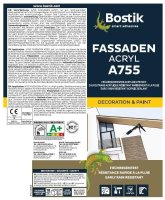 Bostik A755 Fassaden Acryl weiß 1K Acryl Dichtstoff...