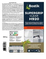 Bostik H920 Supergrip Clear 1K Hybrid Klebstoff 300g...