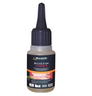 Bostik 7431 Cyanacrylatklebstoff Sekundenkleber 20g Flasche farblos