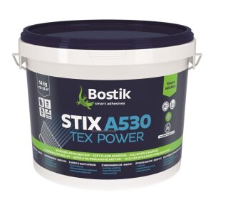 Bostik Stix A530 Tex Power Premiumklebstoff Textile Bodenbeläge 14kg Eimer