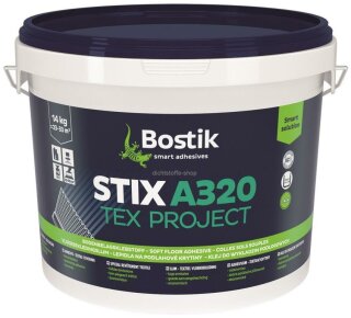 Bostik Stix A320 Tex Project Klebstoff Kleber Textile Beläge 14kg Eimer