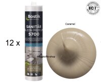 12 x Bostik S700 Sanitärsilicon Premium caramel 1K...