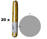 20 x Sikaflex AT Connection grau 1K Hybrid Dichtstoff...