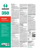 20 x Ramsauer 350 Fassade Silikon schwarz 1K Dichtstoff...