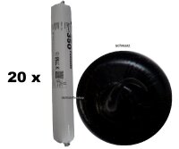 20 x Ramsauer 350 Fassade Silikon schwarz 1K Dichtstoff...