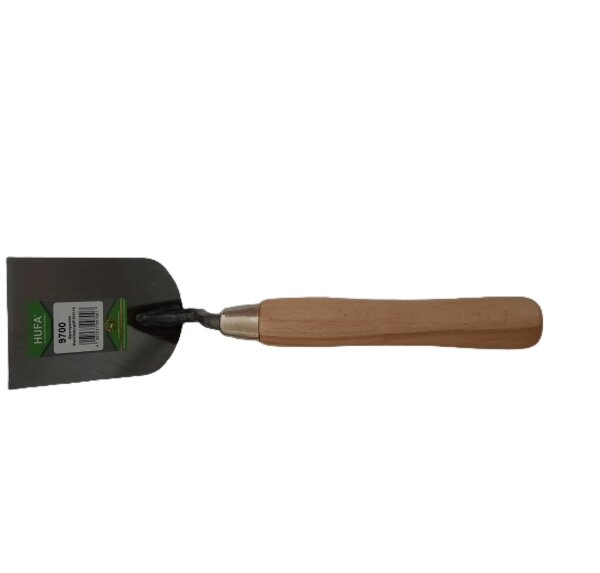 Hufa Gipserspachtel Stahl 80mm mit langem Holzgriff-Heft