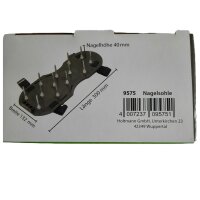 Hufa Fliesenleger Nagelsohlen Estrichschuhe Kleberschuhe schwarz