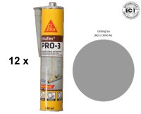 12 x Sikaflex Pro 3 betongrau 300ml Kartusche 1K...