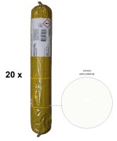 20 x Sikaflex Pro 3 uniweiss 600ml Beutel 1K Polyurethan...