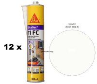 12 x Sikaflex 11 FC uniweiss 300ml Kartusche 1K...