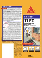 12 x Sikaflex 11 FC betongrau 300ml Kartusche 1K...