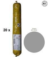 20 x Sikaflex 11 FC betongrau 600ml Beutel 1K Polyurethan...