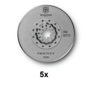 Fein Multimaster Multitalent 5er Pack HSS Bi Metall Sägeblatt Ø 85mm SL