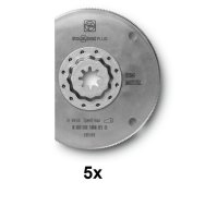 Fein Multimaster Multitalent 5er Pack HSS Segmentsägeblatt Ø 100mm SLP