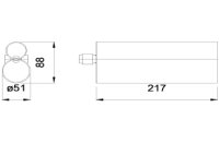 MK TS459XM Druckluft Klebstoffpistole 450ml 2:1...