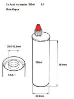 MK H285S 2K Klebstoffpistole 380ml 5:1 Koaxial Kartuschen