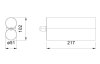 MK H293 2K Klebstoffpistole 600ml 1:1 Doppelkartuschen