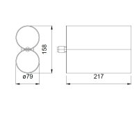 MK H299 2K Klebstoffpistole 1500ml 1:1 Doppelkartuschen