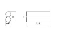 MK TS488X Druckluft Klebstoffpistole 620ml 1:1...