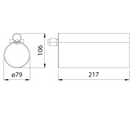 MK TS498X Druckluft Klebstoffpistole 825ml 10:1...