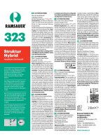 Ramsauer 323 Struktur Hybrid 1K Hybrid Dichtstoff 310ml...