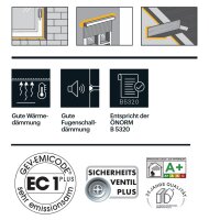 12 x Ramsauer Universal 1K PU Schaum 801 Plus B2 750ml Dose
