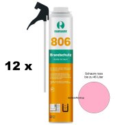 12 x Ramsauer Brandschutz 1K PU Schaum 806 B1 750ml...