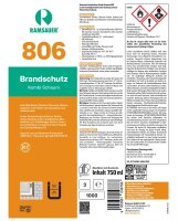 12 x Ramsauer Brandschutz 1K PU Schaum 806 B1 750ml...