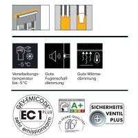 12 x Ramsauer All Wetter Pistolen 1K PU Schaum 818 B2 800ml NBS Dose
